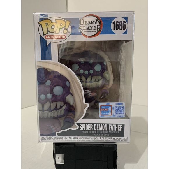 Funko Pop! NYCC 2024 SHARED EXCLUSIVE Spider Demon Father 1686 Demon Slayer - Picture 1 of 6